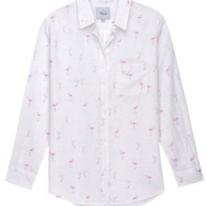 Rails Charlie Flamingo All Over Print Button Down